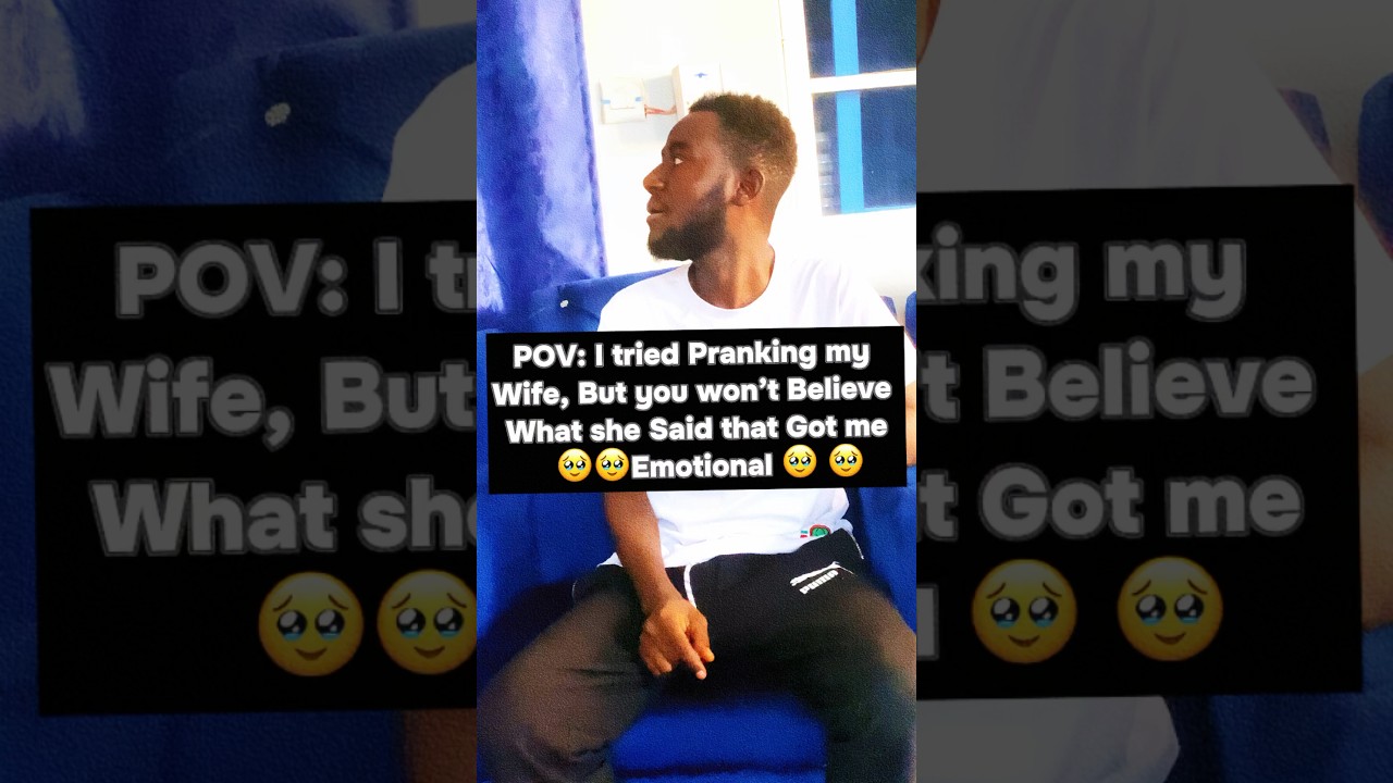 Prank failed 😞 she got me emotional 🥹 instead wait for it• 
