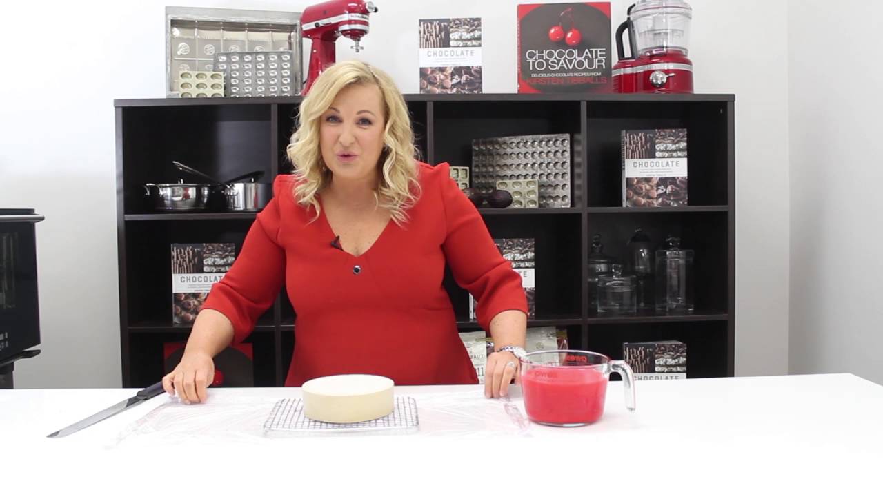 How to Glaze a Cake with Kirsten Tibballs | Chocolate Book