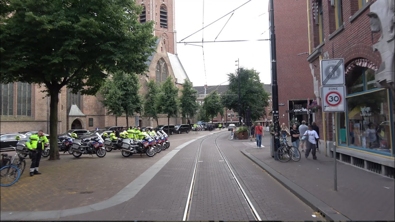 Tramlife tijdens Navo-top Den Haag | tram 1 | Rijswijk 's-Gravenmade - Scheveningen Noord | 2025