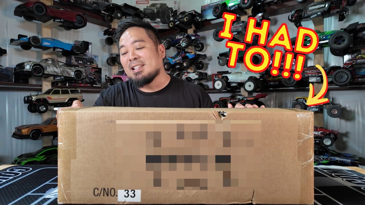 OBVIOUSLY I HAD TO PICK UP THIS RC CAR!