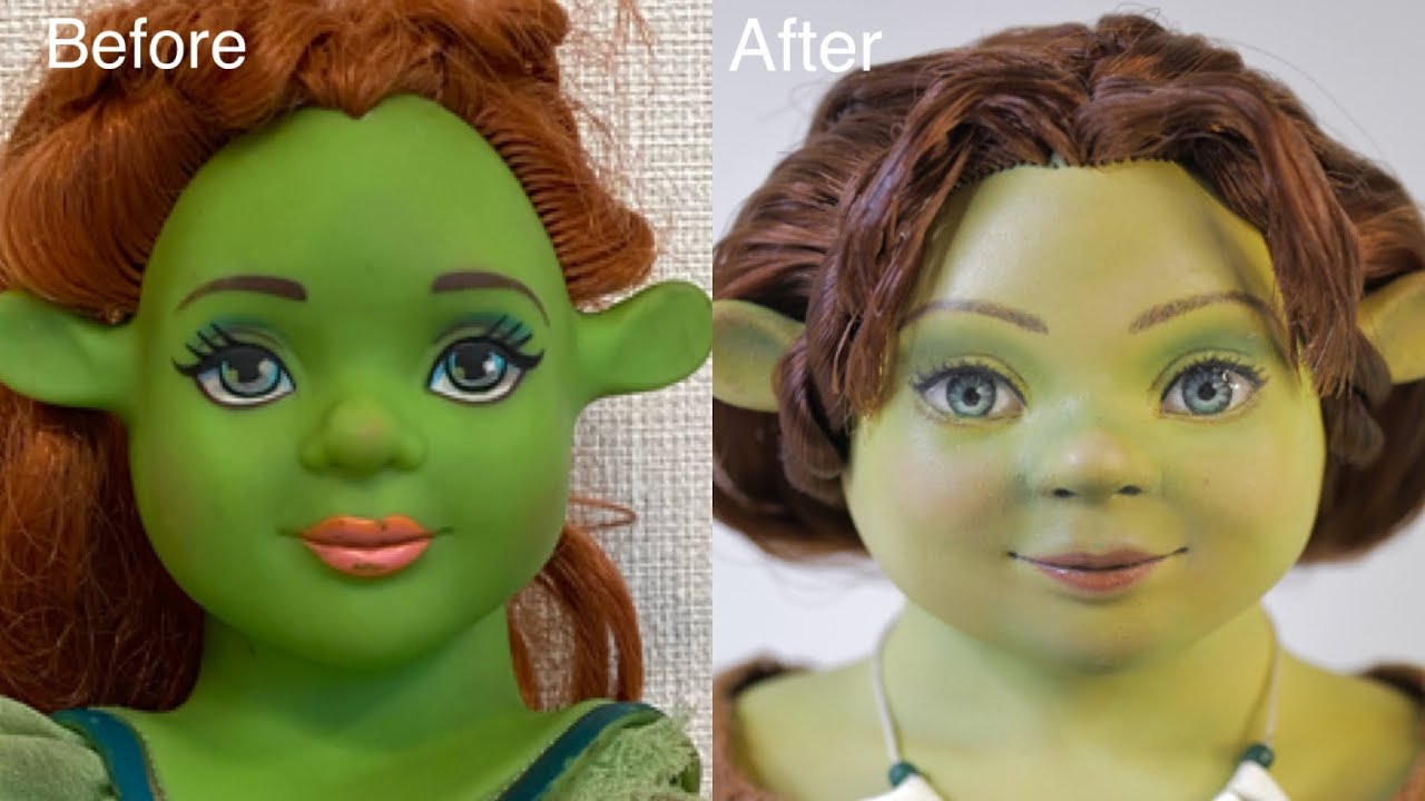 OOAK Custom Princess FIONA Doll | Dreamworks SHREK | Human and Ogre Form Princess Fiona #shrek