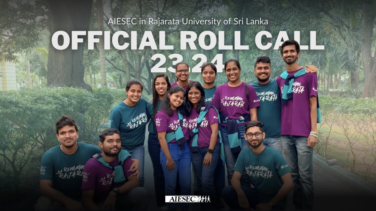 Official Roll Call  23.24 - AIESEC in Rajarata University of Sri Lanka