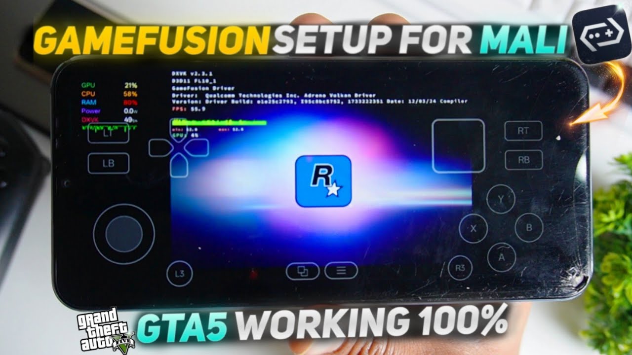 🔥 Gamefusion V2.0.4 Emulator Setup on MediaTek Dimensity | PLAY GTA 5 on Mali GPU Android 🚀