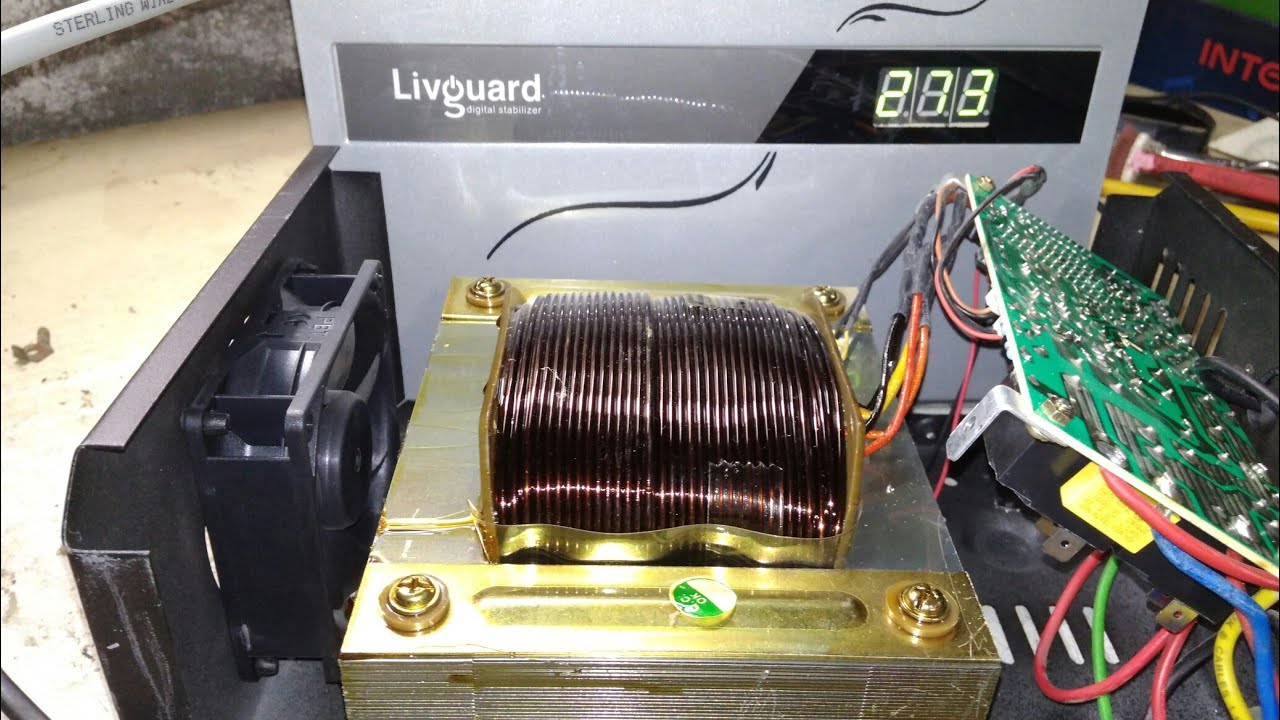 How to repair livguard automatic stabilizer on disply show {falut}