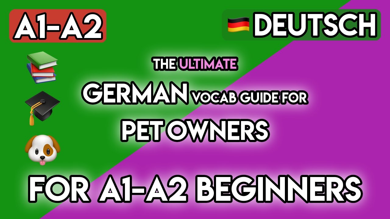 German for Pet Owners 🐾 100+ Essential Words & Phrases for the Vet | A1-A2 German Vocabulary