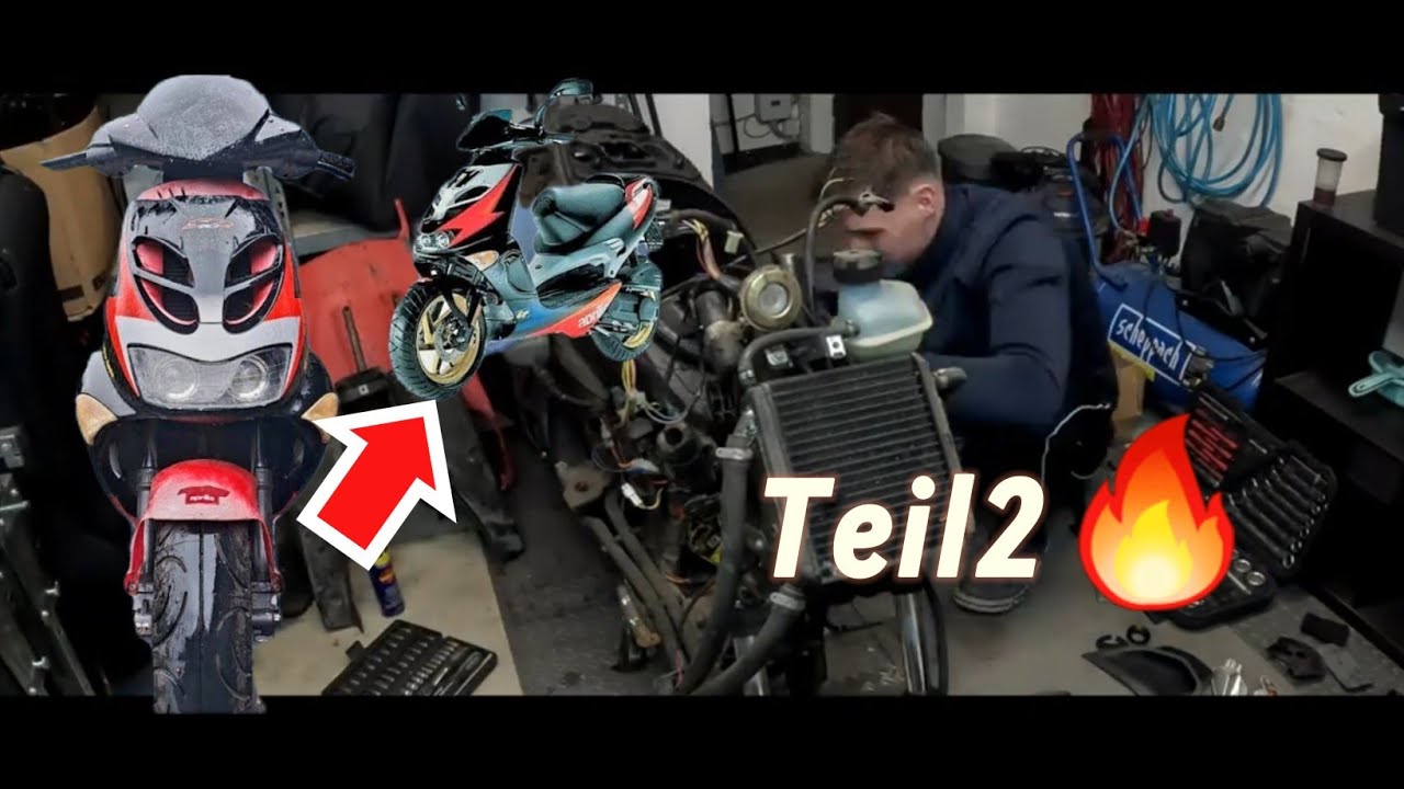 Aprilia SR50 DiTech ist komplett zerlegt!😱