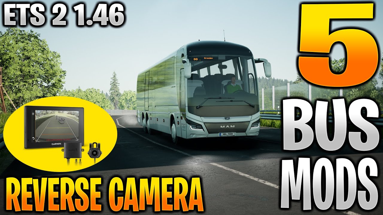 Top 5 LATEST 2023 BUS MODS FOR ETS2 1.46 | ETS 2 Mods