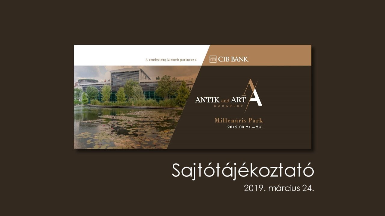 Sajtótájékoztató // Antik and Art 2019