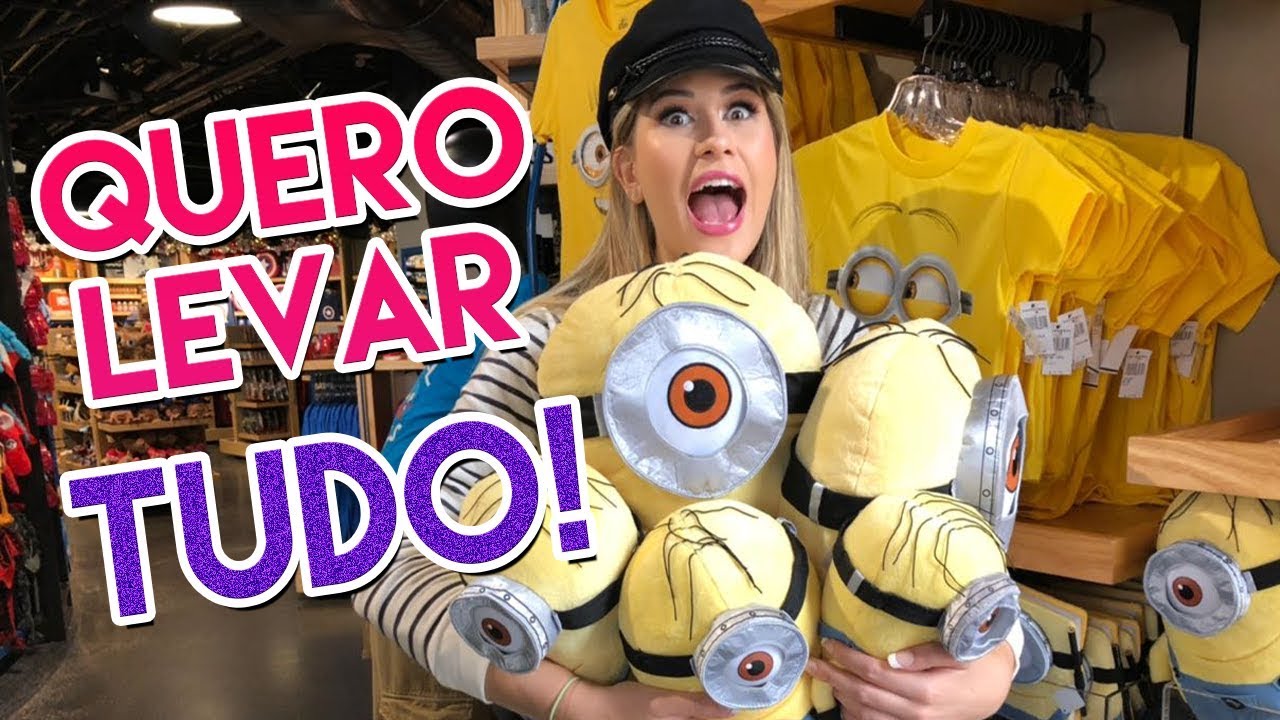 TOUR pela loja da DISNEY e da UNIVERSAL