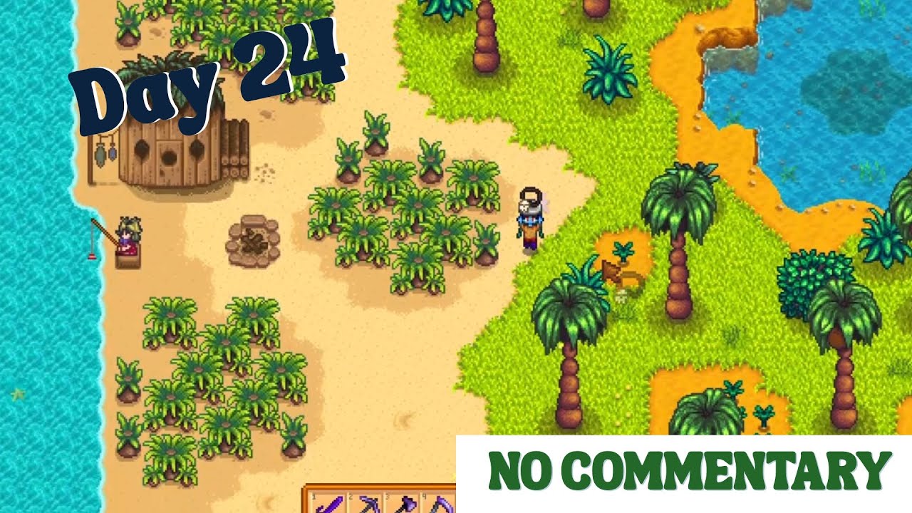 No Commentary Stardew Valley - Day 24 - Ginger Island