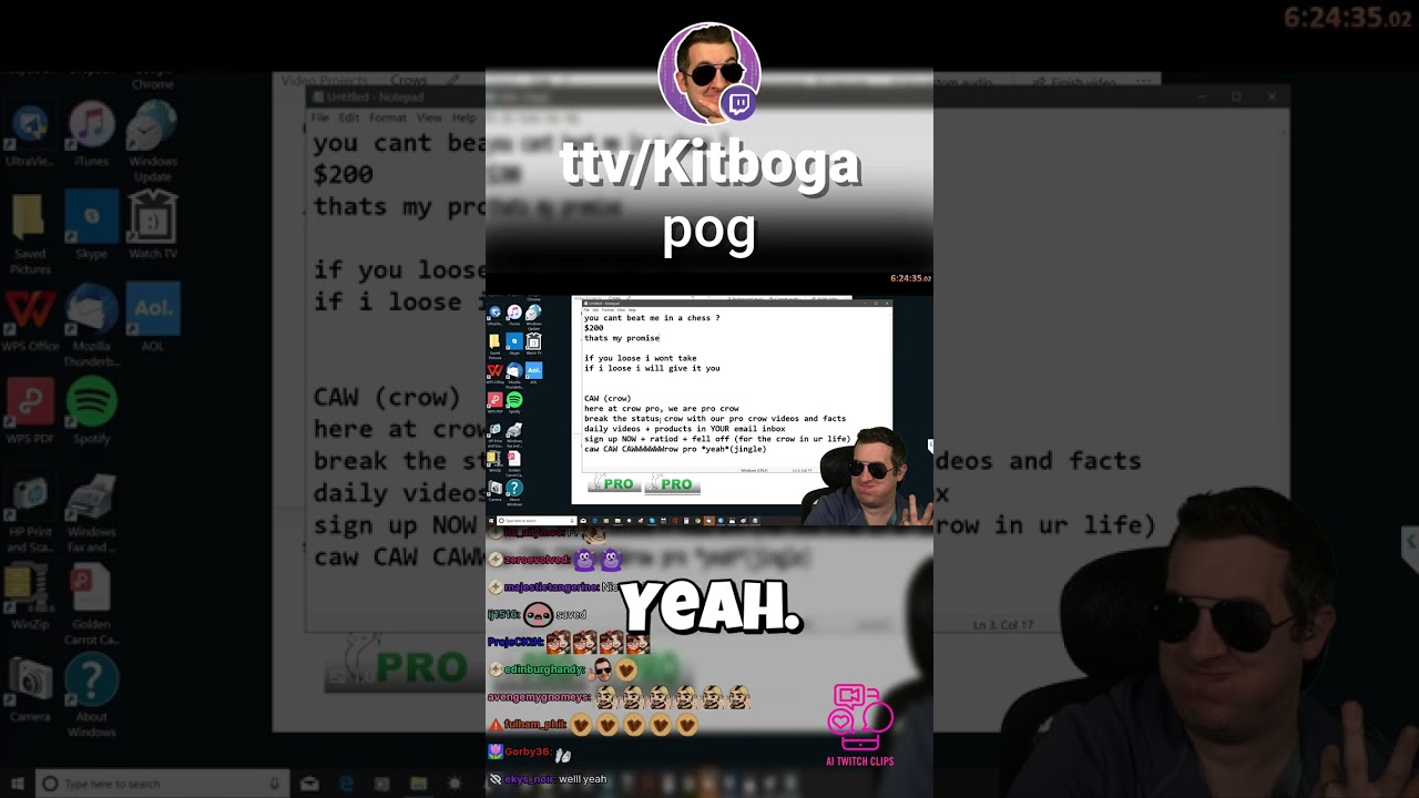 Kitboga |  pog, Just Chatting 