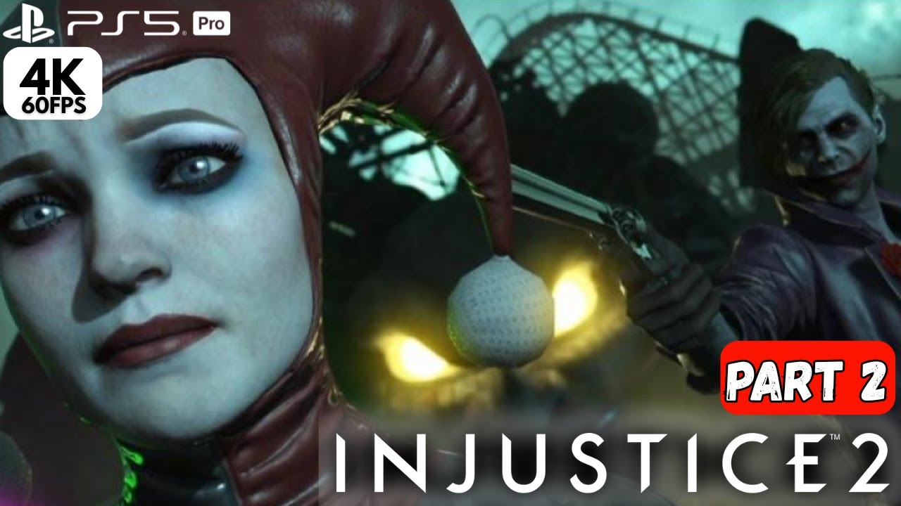 Harley Losses IT + Editing Mistake - Injustice 2 - Part 2 - Walkthrough - [4K 60FPS] - No Commentary