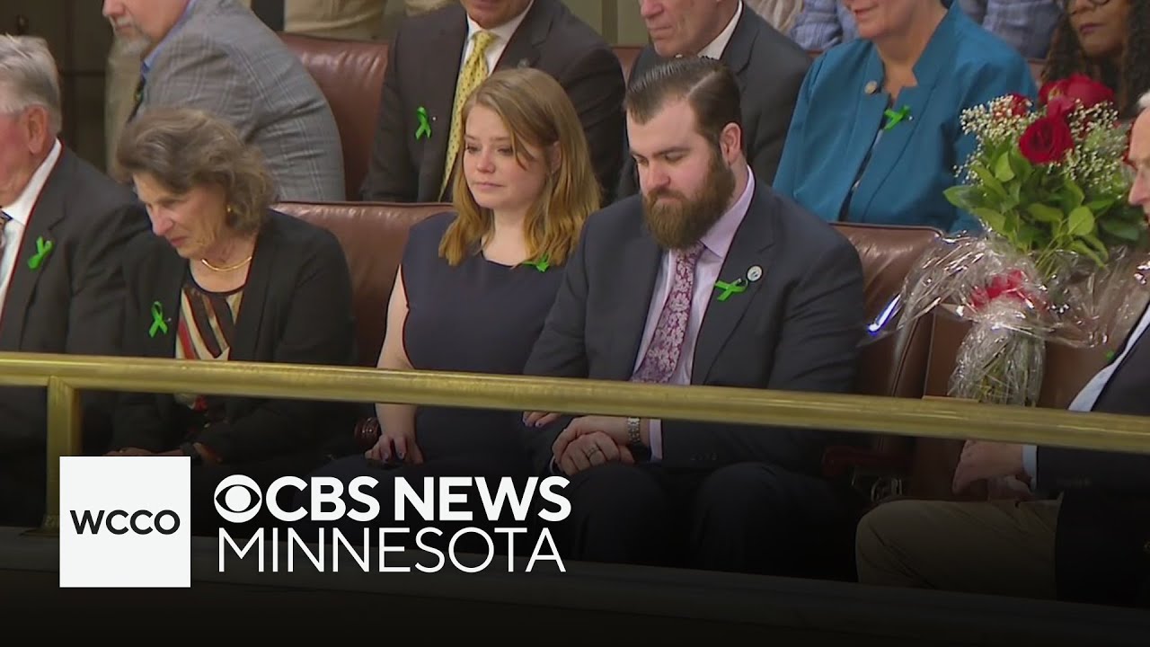 Melissa and Mark Hortman honored in start to Minnesota legislative session