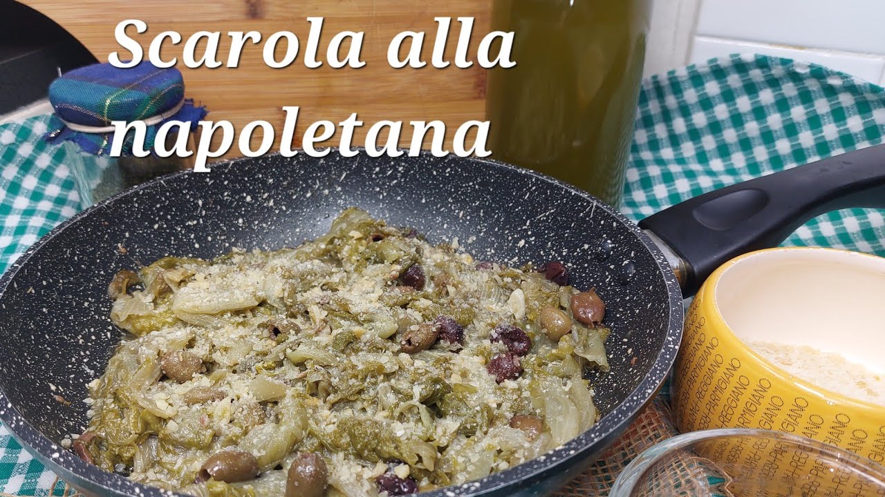 SCAROLA ALLA NAPOLETANA in padella | contorno facile