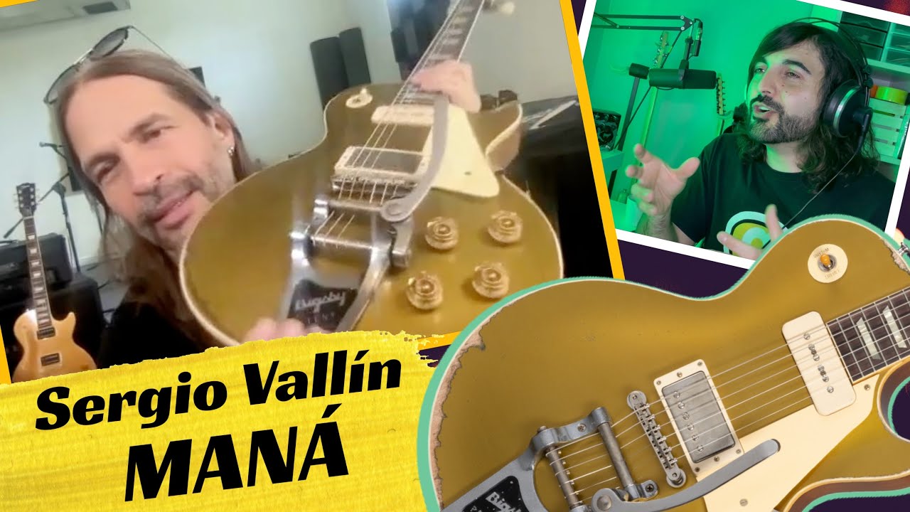 Sergio Vallín de Maná nos habla de su nueva guitarra signature de Gibson