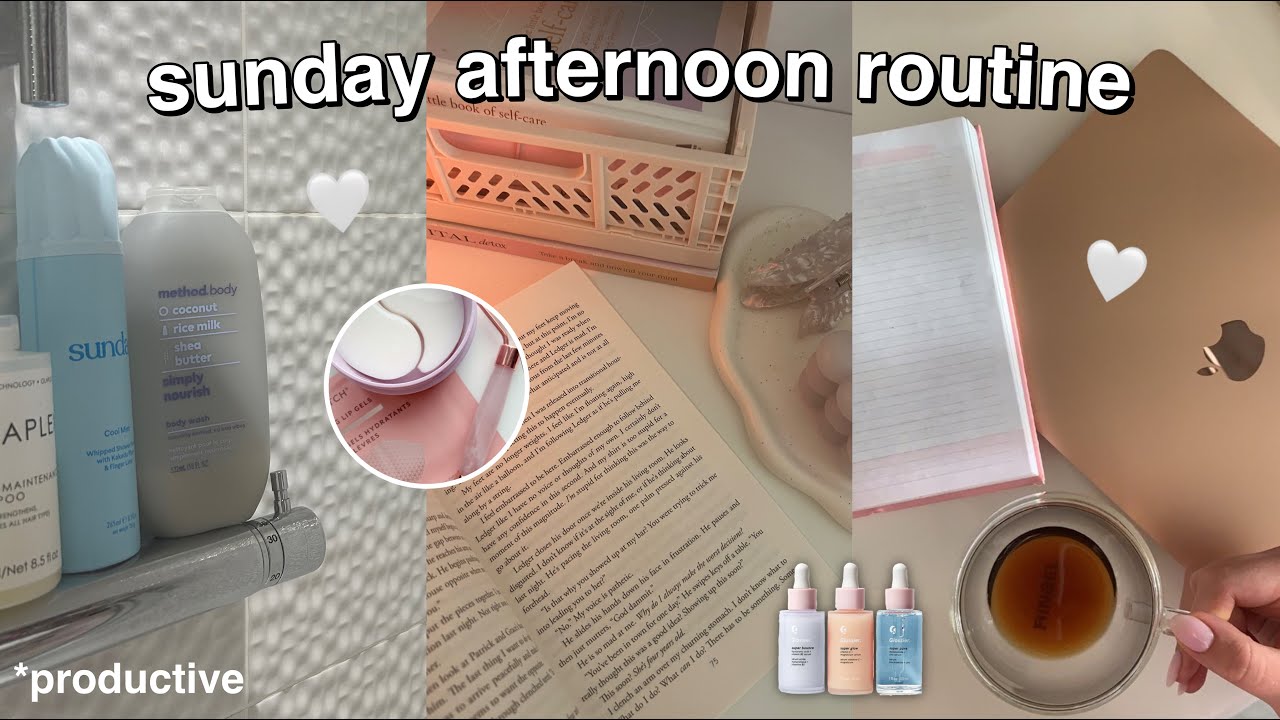my REALISTIC sunday afternoon routine!  *PRODUCTIVE