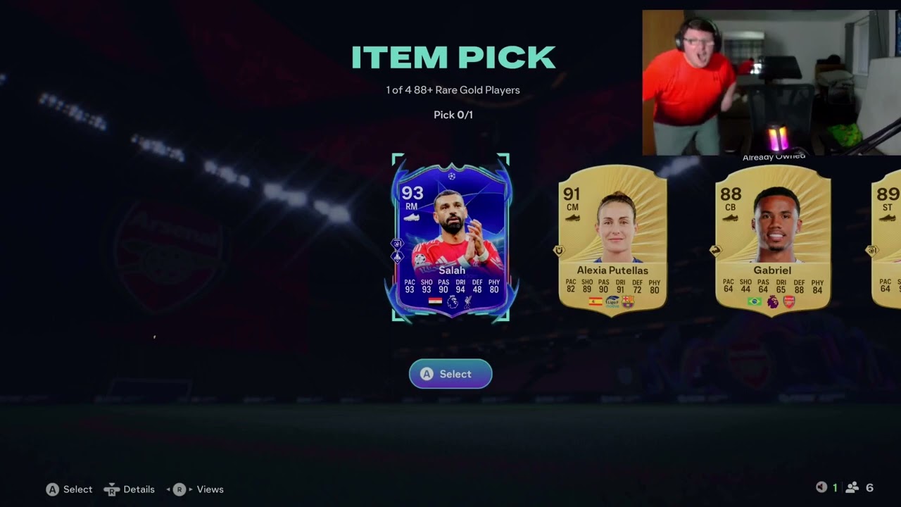 OMG I packed UCL RTTF Salah in Gauntlet 14