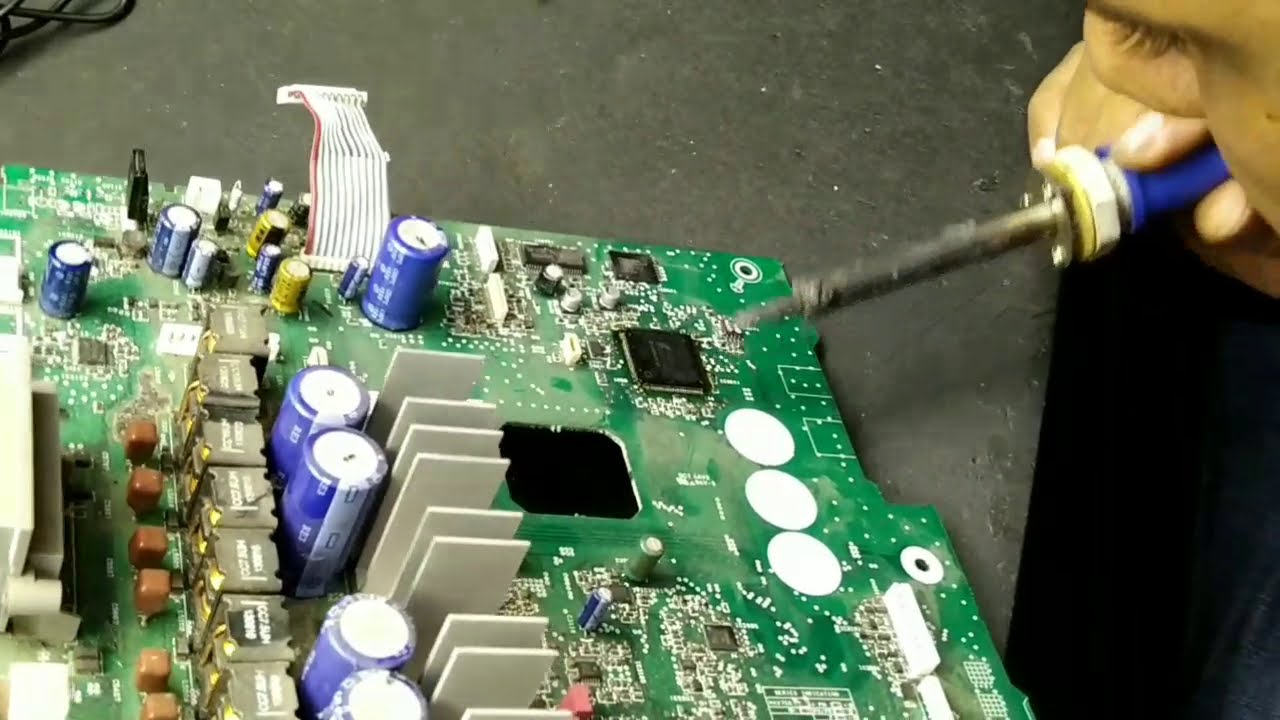 Como soldar o micro do Som Panasonic SA MAX750
