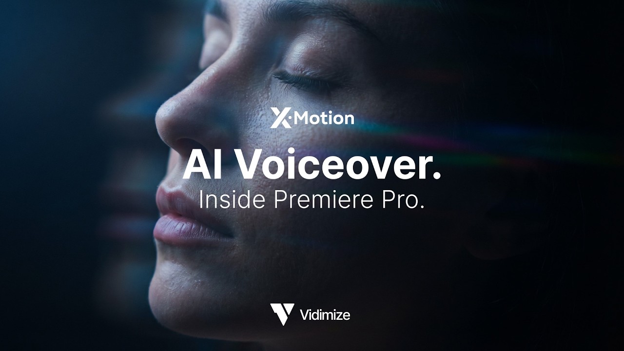 How to Generate AI Voiceover Inside Premiere Pro &mdash; X-Motion Tutorial