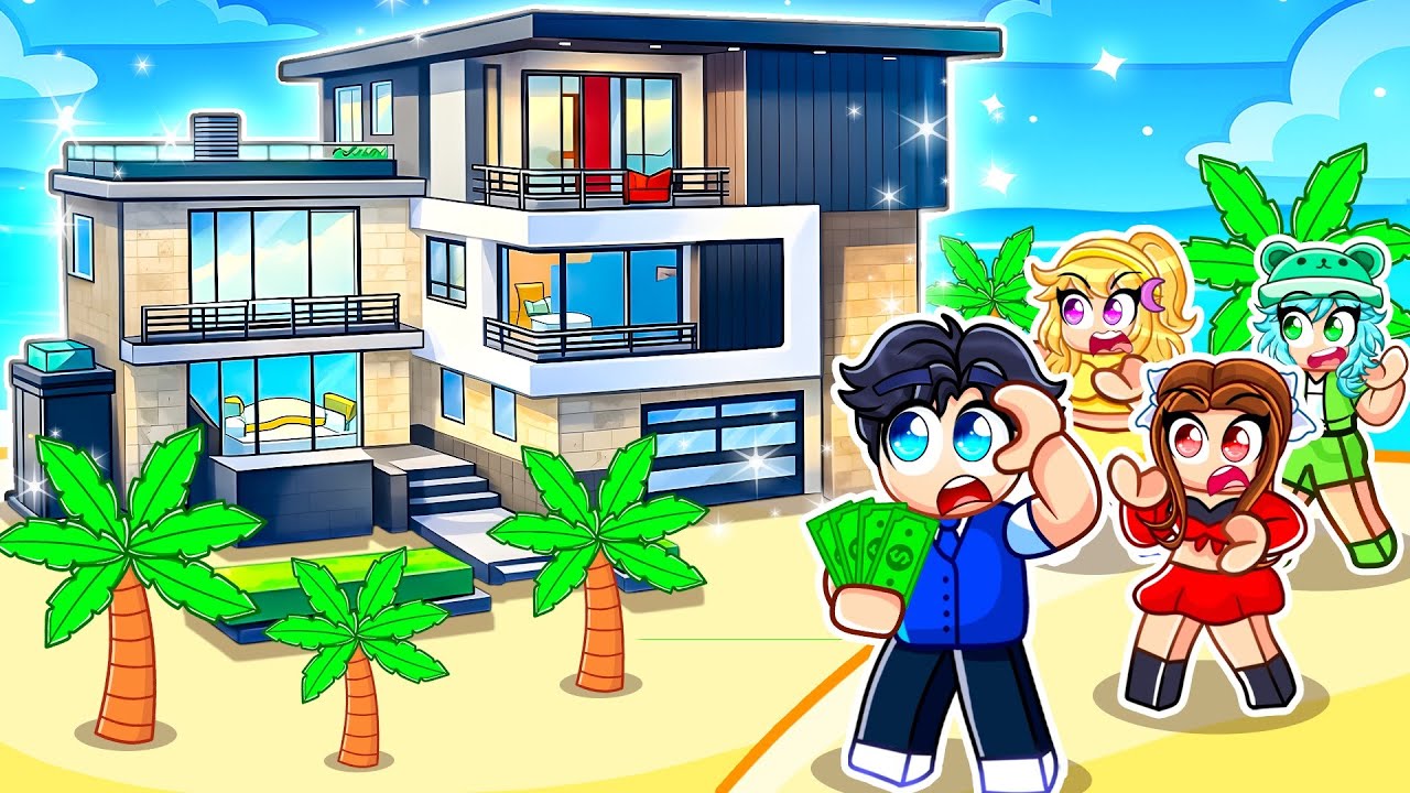 I Spent $965,765 On A BEACH HOUSE MANSION In Roblox...