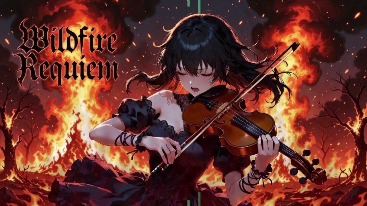 Wildfire Requiem - Nocturnal Rose [Official Audio] | Neoclassical Speed Metal / Instrumental