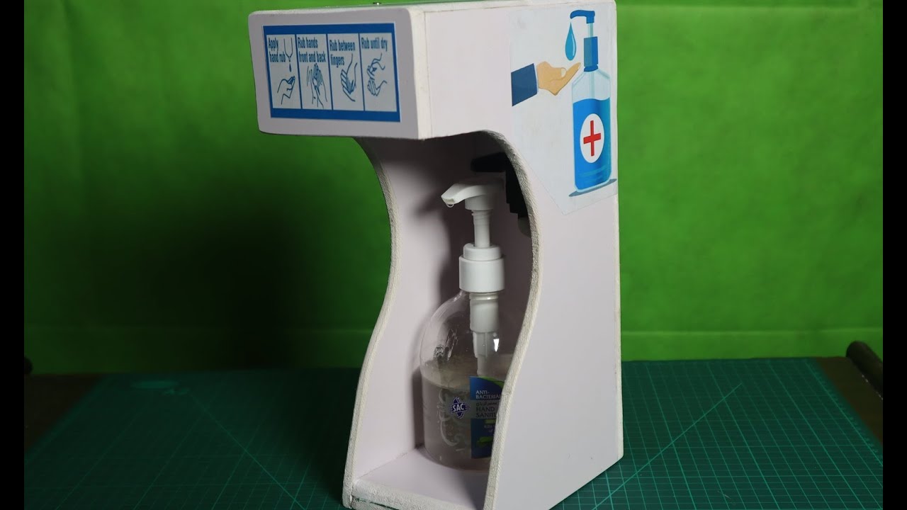 How to make Smart Hand Sanitizer Machine using Arduino | smart Hand sanitizer
