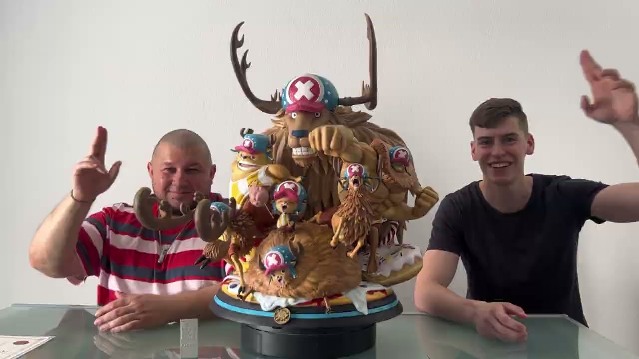 Unboxing Tsume HQS Chopper!🦌 feat. @ktraincollectibles7228 #onepiece #resin #statue #chopper #tsume