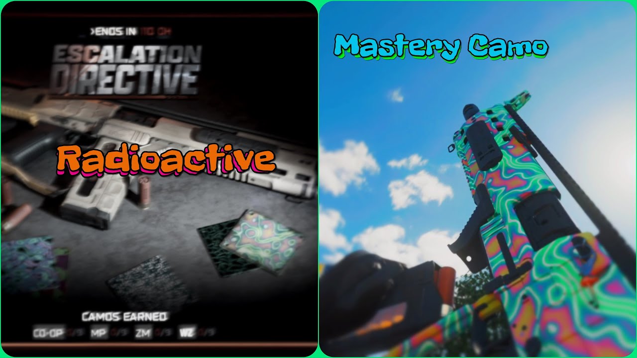 UNLOCKING RADIOACTIVE CAMO In Bo7! New ANIMATED 