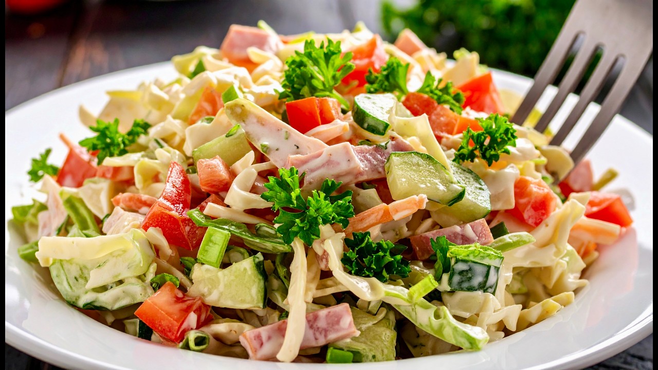 Ein 5-Minuten-Salat, der Bauchfett verbrennt. Ich habe in einem Monat 5 Kilogramm!
