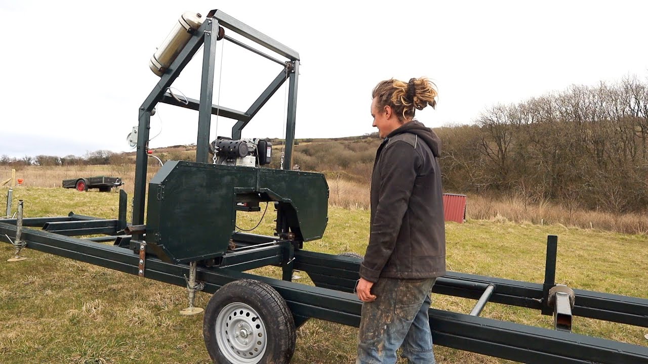 DIY Mobile Bandsaw Mill Finished At Last