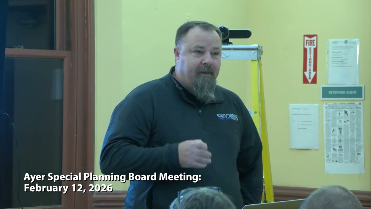 Ayer Special Planning Board Meeting: February 12, 2026