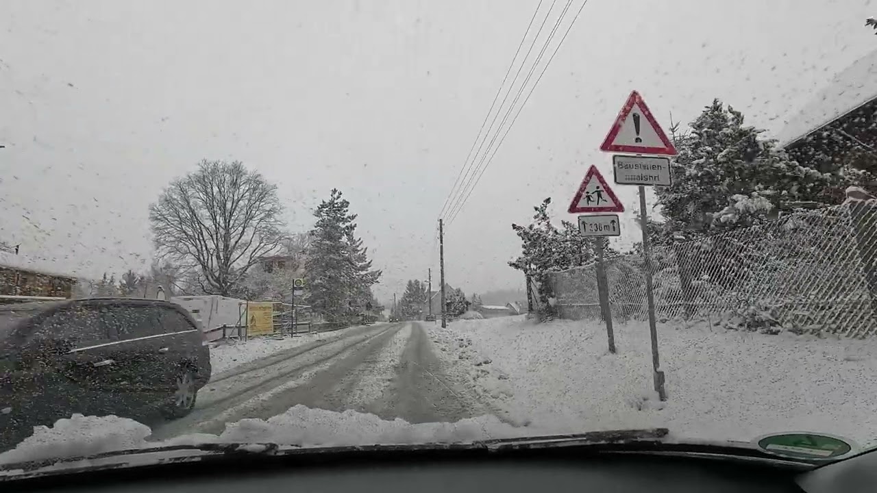 East German Winter Drive | ASMR Drive