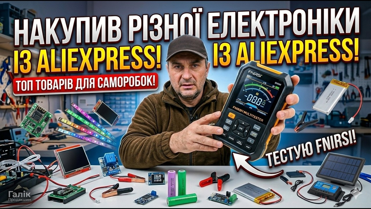Накупив різної електроніки із Aliexpress 