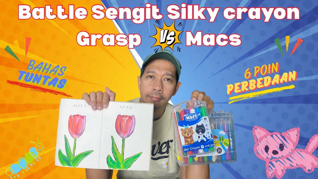 Saingan Berat per Silky Crayon an Grasp VS Macs Bahas tuntas tonton sampai habis