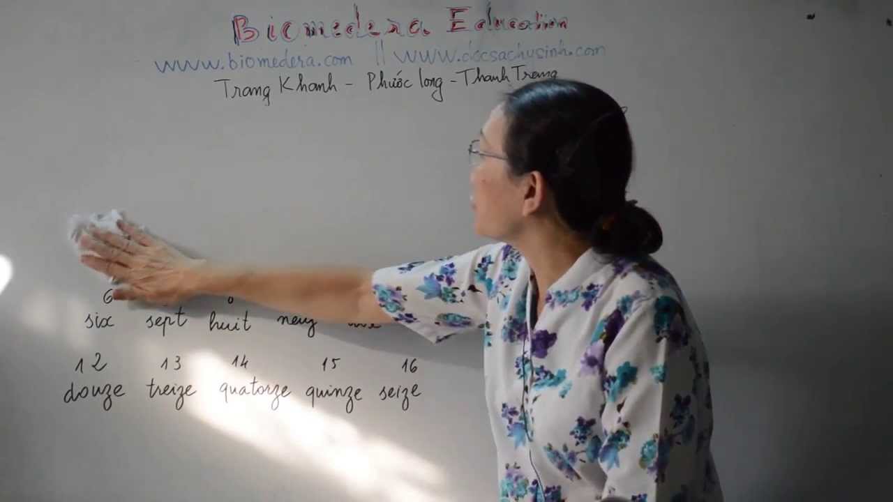 Bài 13: Các chữ số trong tiếng Pháp - Les chiffres et les nombres