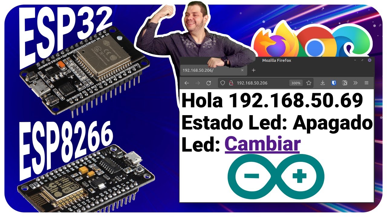 🖥️ Servidor Web en Arduino ESP32 y ESP8266  (🤩 Guiá Completa)