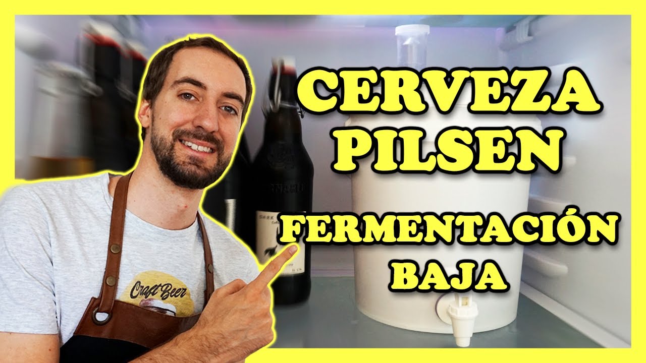 RECETA PILSNER ALEMANA 🍺 Cómo hacer CERVEZA LAGER de FERMENTACIÓN BAJA en casa 🔝 Curso PASO A PASO