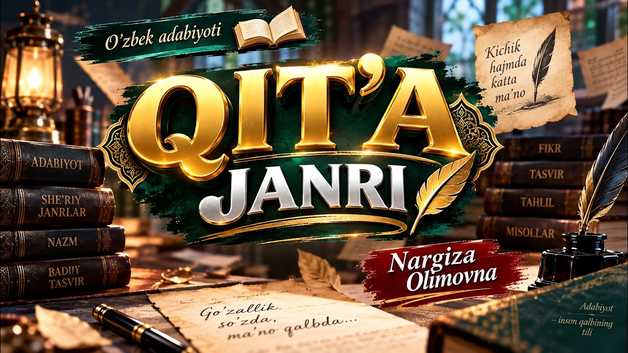 QIT'A HAQIDA | NARGIZA OLIMOVNA