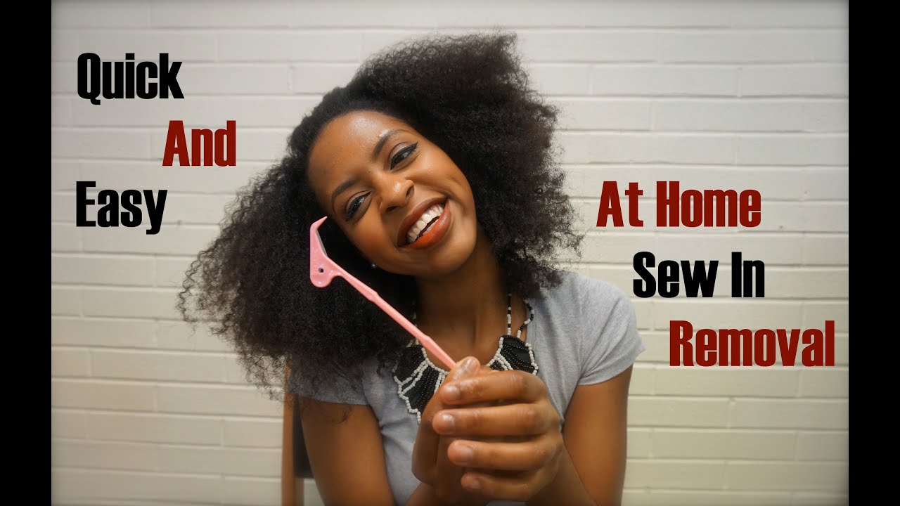 Tutorial for Quick, Easy, and SAFE Sew-in / Weave removal