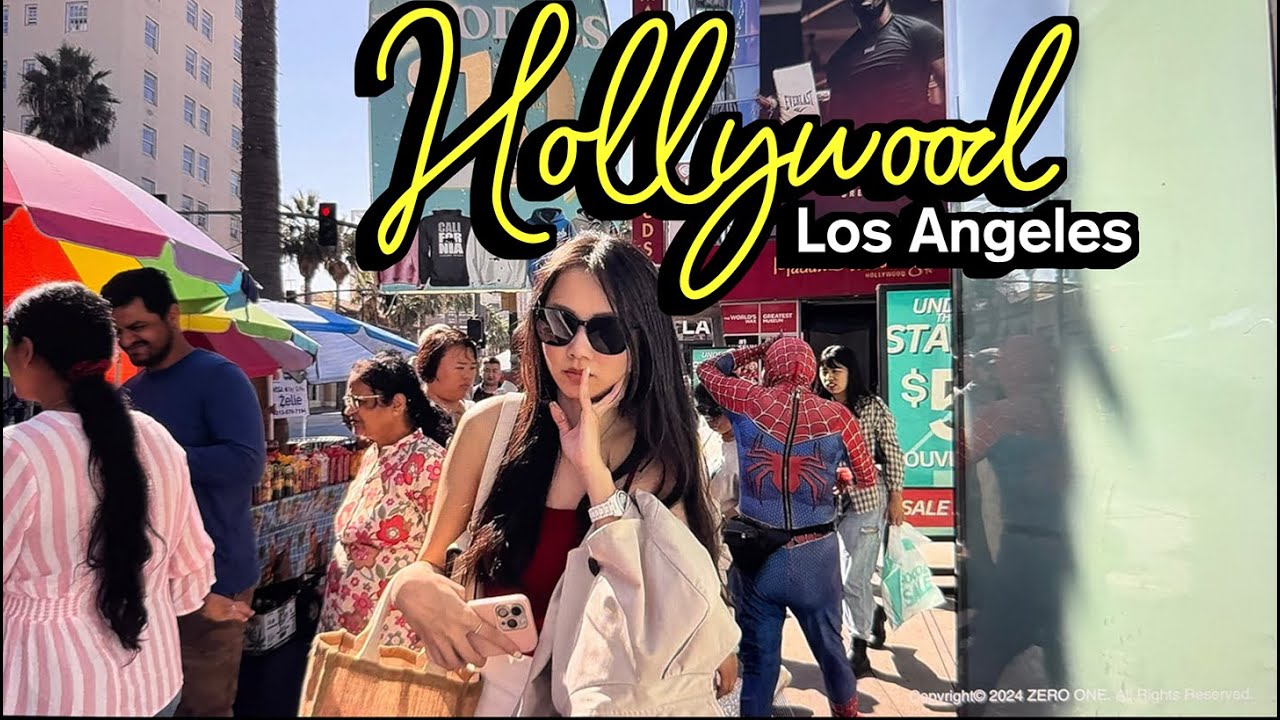 Hollywood Boulevard Walking Tour. 🇺🇸 Los Angeles, California, USA. Travel, [4K HDR]