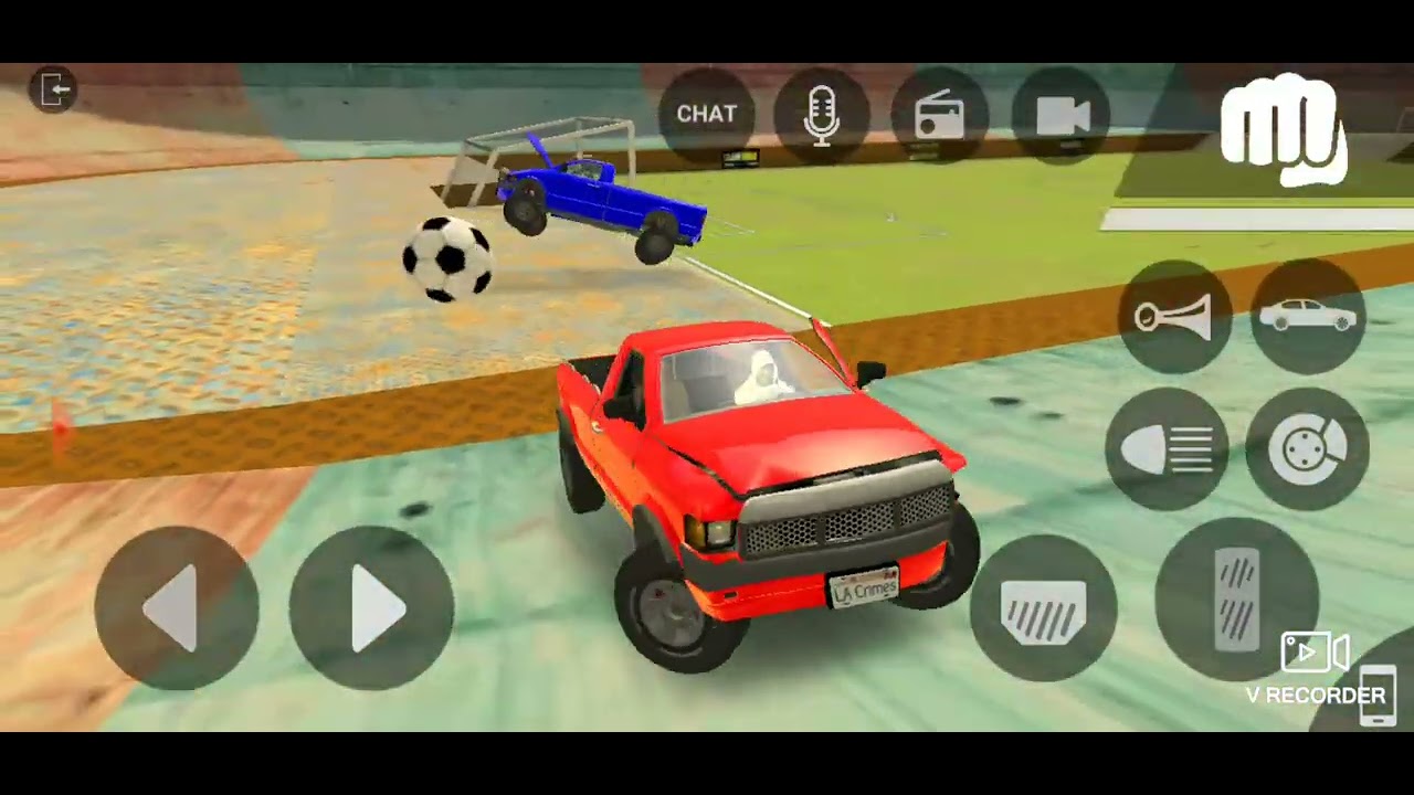 Mi amigo y yo jugando fútbol en LAC