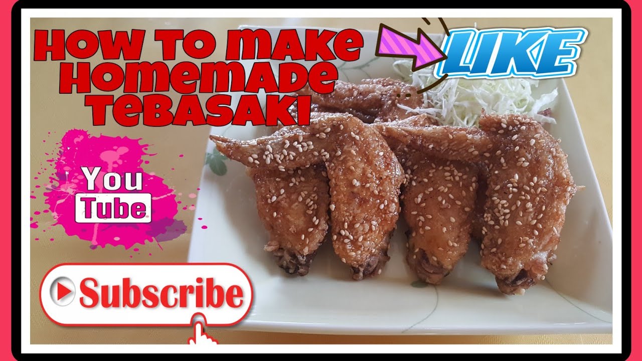 How To Make HOMEMADE TEBASAKI 手羽先