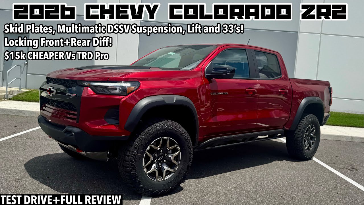 2026 Chevy Colorado ZR2: TEST DRIVE+FULL REVIEW