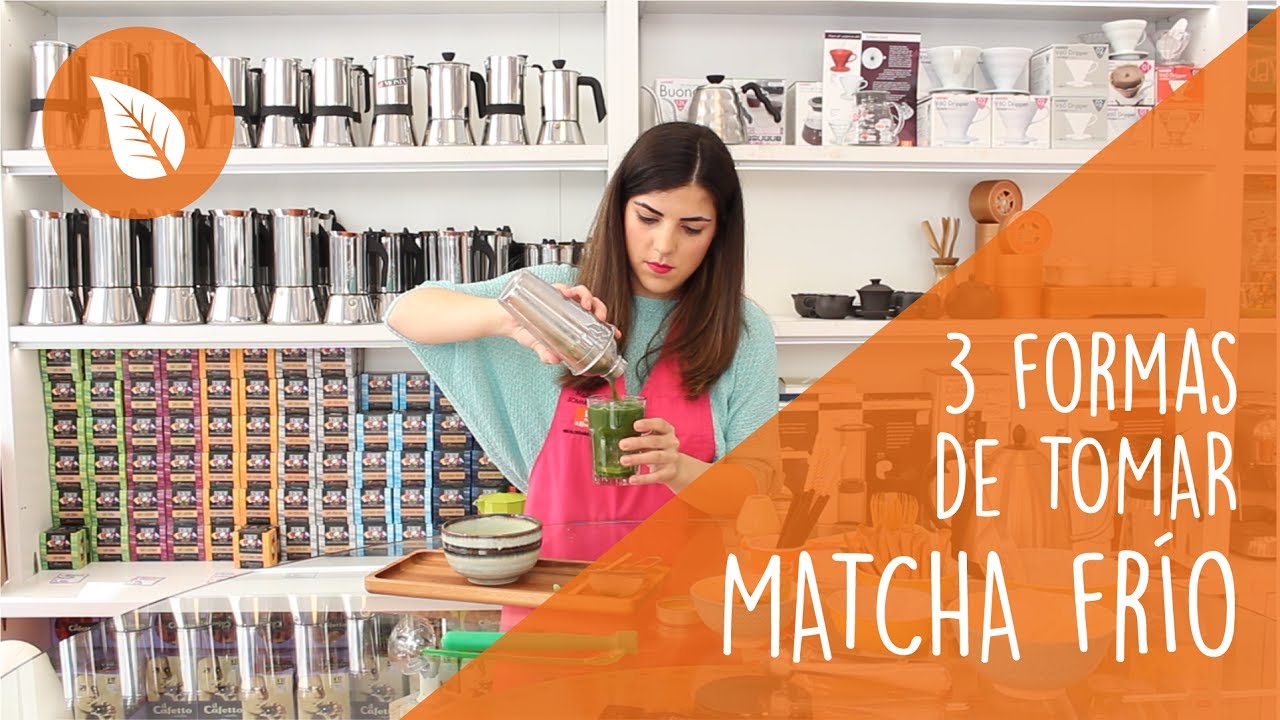 Descubre 3 formas de tomar té Matcha frío!
