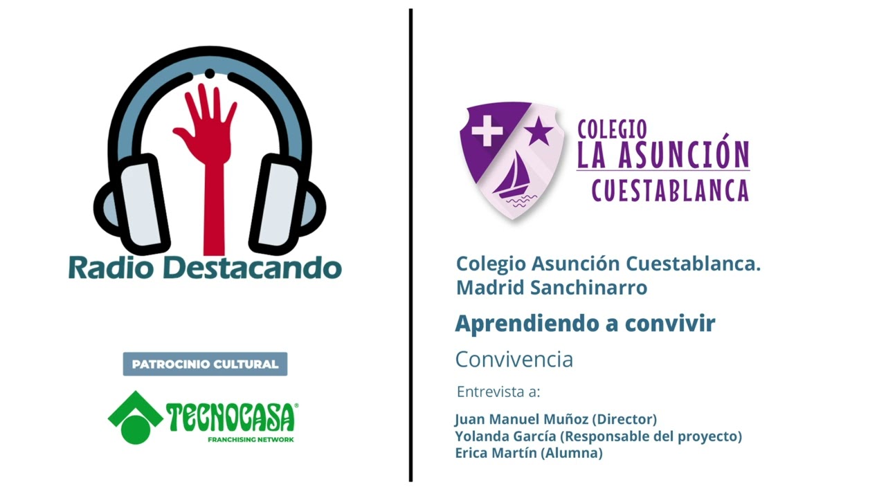 Juan Manuel Muñoz, Yolanda García y Erica Martín. Colegio Asunción Cuestablanca. Madrid, Sanchinarro