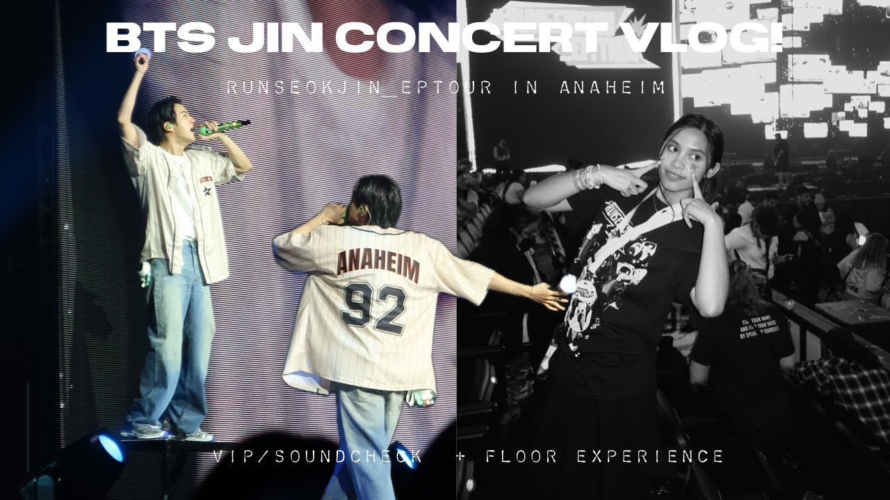 FINALLY GOT TO SEE BTS JIN AFTER 4 YEARS!! JIN CONCERT VLOG