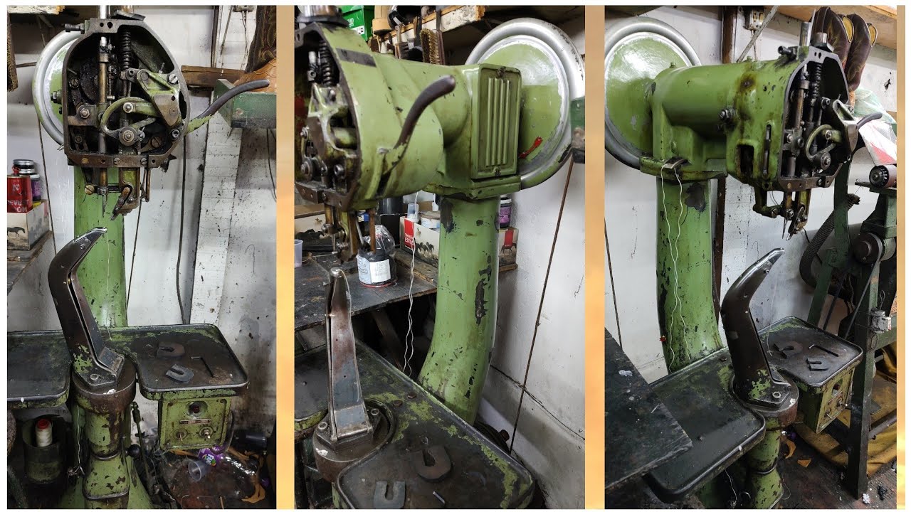 Dicas. Como regular máquina, Blaqueadeira Dinamarquesa. Máquina de costurar solados de sapatos.