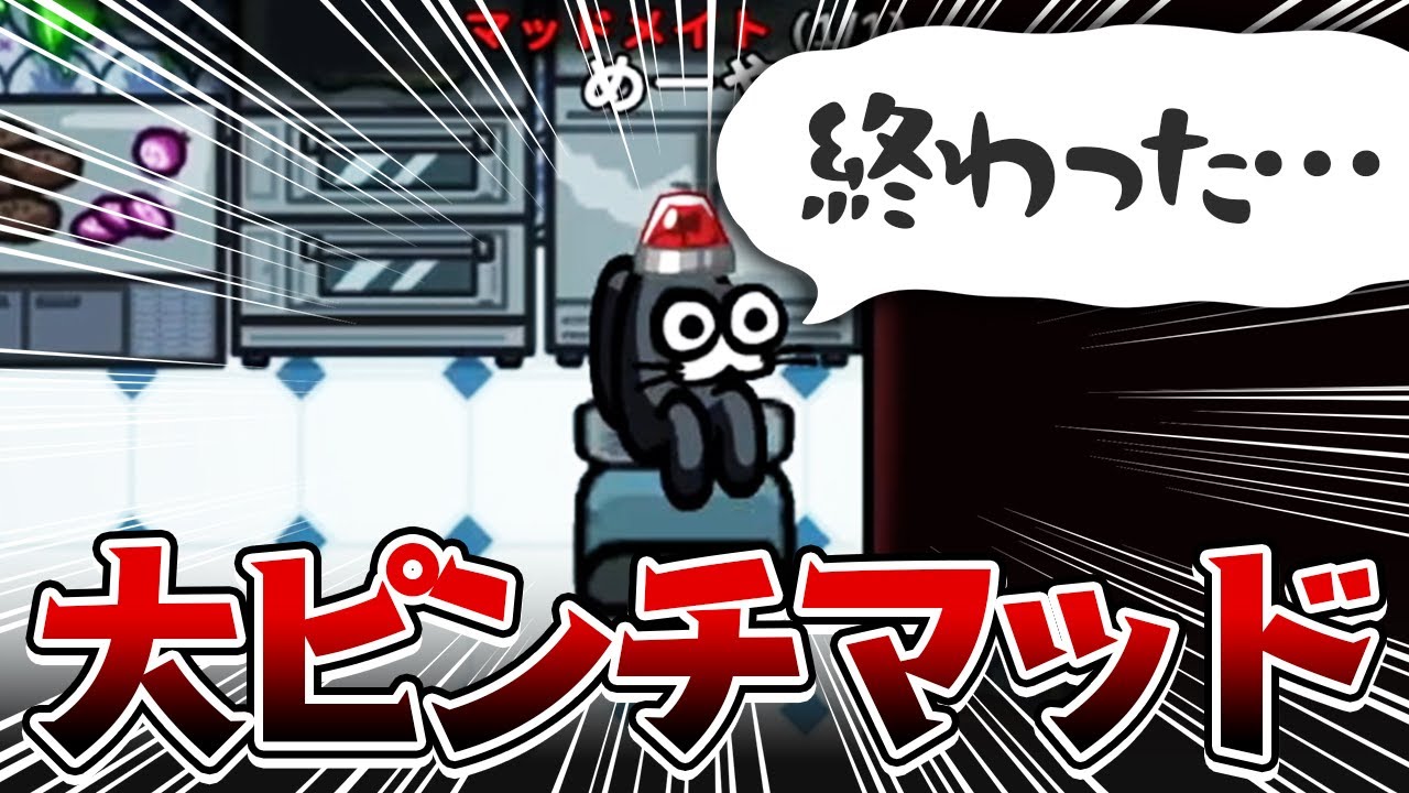 【AmongUs】マッドなのに投票をミスった結果ｗｗ【激戦動画#1061】
