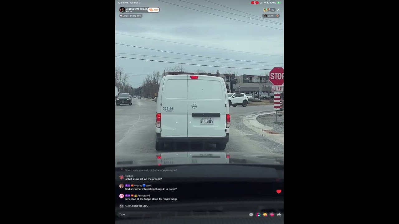 3/3/26 Afternoon Drive on b/u account 