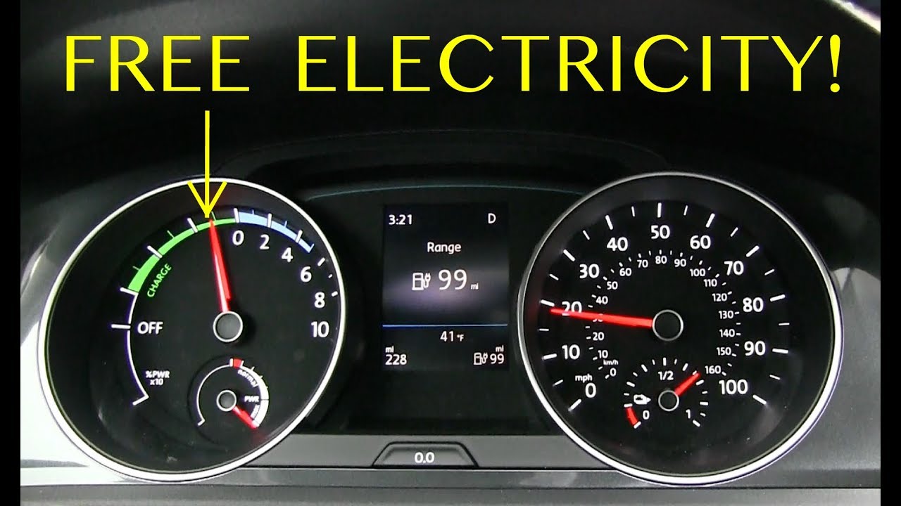 Regenerative Braking in the VW e-Golf